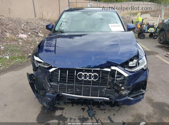 WA1EECF32M1102002 2021 AUDI Q3 Dark Blue Instrument cluster view