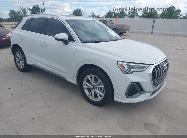WA1EECF34S1083708 2025 AUDI Q3 Белый Передняя правая четверть