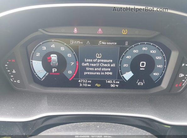 WA1EECF34S1083708 2025 AUDI Q3 Белый Вид задних сидений