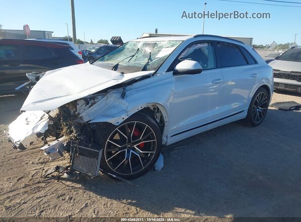 WA1FVBF15ND034257 2022 AUDI Q8 Белый Передняя левая четверть
