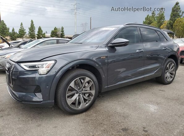 WA1LAAGE2MB004265 2021 AUDI E-TRON Gray Vista tres cuartos delantera izquierda