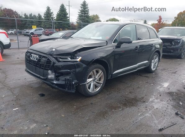 WA1LXAF71MD013447 2021 AUDI Q7 Black წინა მარცხენა ხედი სამი მეოთხედიდან