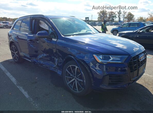 WA1LXAF75MD024452 2021 AUDI Q7 Blue Передня права чверть