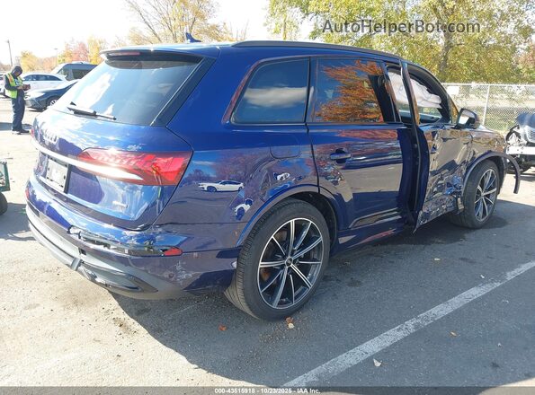 WA1LXAF75MD024452 2021 AUDI Q7 Blue Задня права чверть
