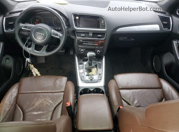 WA1M2AFP6HA056224 2017 AUDI Q5 White Առջևի վահանակի տեսք