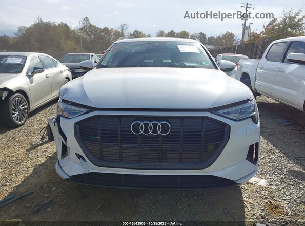 WA1VAAGE8MB038896 2021 AUDI E-TRON Белый Вид задней части салона