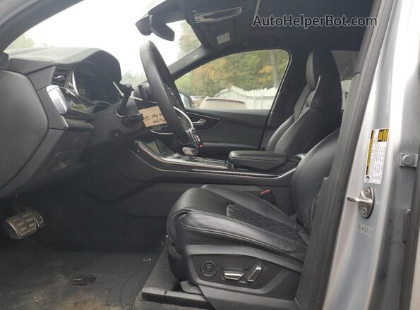 WA1VWAF79LD010368 2020 AUDI SQ7 Silver Вид салону спереду