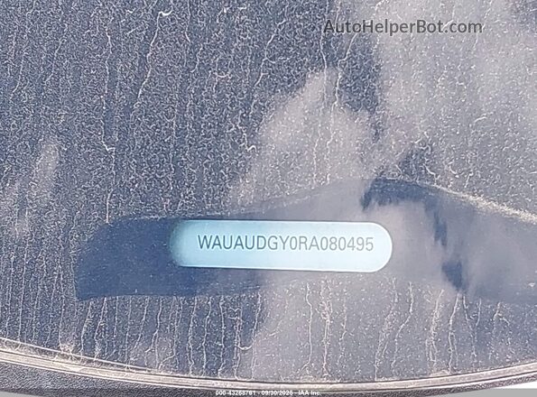 WAUAUDGY0RA080495 2024 AUDI OTHER Silver Շարժիչի բաժամունքի տեսք