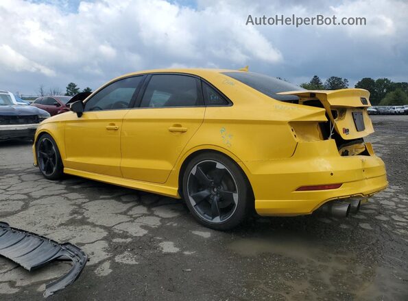 WAUB1GFF2H1027178 2017 AUDI S3 Yellow Trasero izquierdo