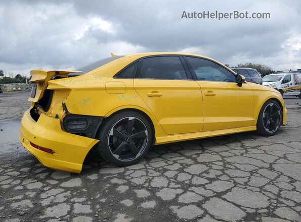 WAUB1GFF2H1027178 2017 AUDI S3 Yellow Trasero derecho