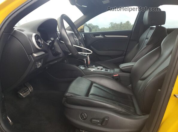 WAUB1GFF2H1027178 2017 AUDI S3 Yellow Vista interior delantera