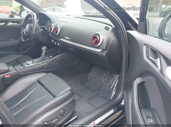 WAUB1GFF4G1096405 2016 AUDI S3 Черный Вид салона спереди