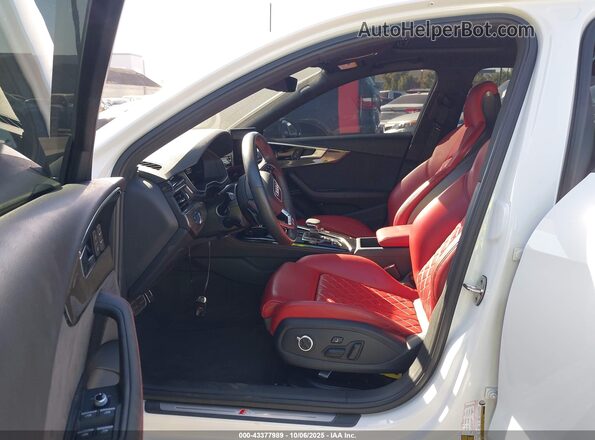WAUB4AF49MA031175 2021 AUDI S4 White წინა სალონის ხედი