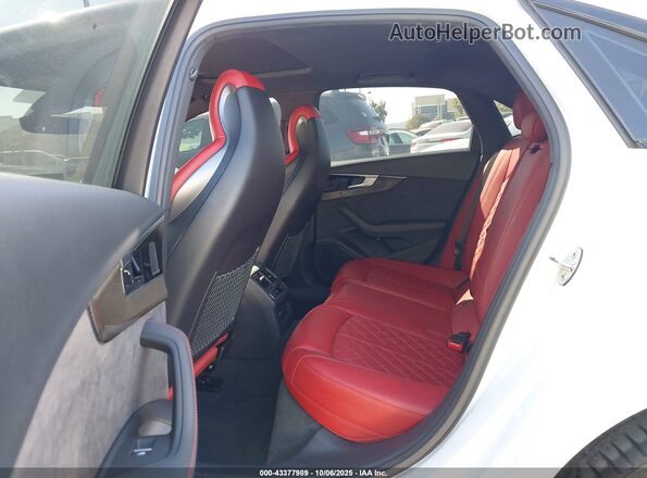 WAUB4AF49MA031175 2021 AUDI S4 White VIN კოდის სტიკერის ხედი