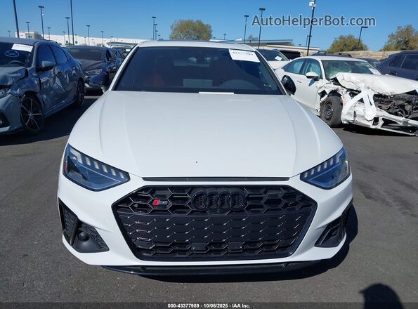 WAUB4AF49MA031175 2021 AUDI S4 White უკანა სალონის ხედი