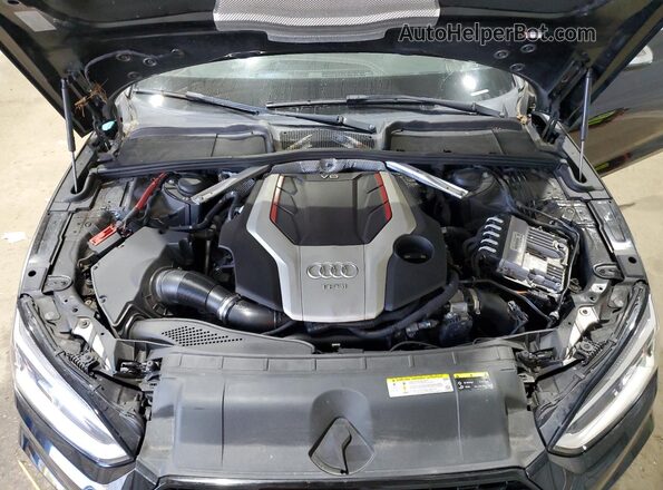 WAUB4CF56JA127569 2018 AUDI S5 Black უკანა სალონის ხედი