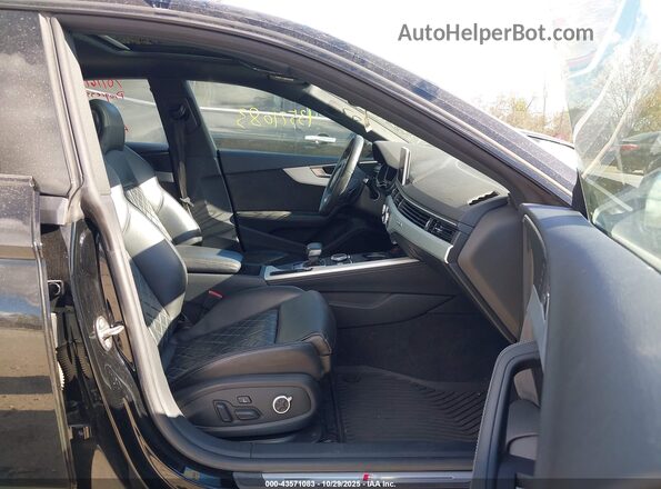 WAUB4CF56KA057489 2019 AUDI S5 Black Вид салону спереду