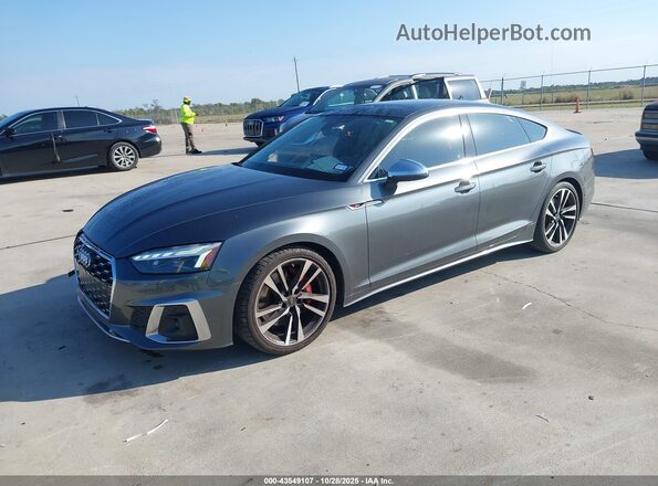 WAUB4DF58PA048001 2023 AUDI S5 Серый Передняя левая четверть