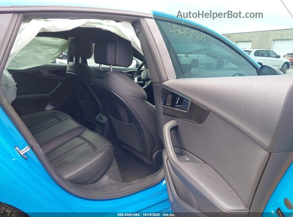 WAUB4DF5XMA041160 2021 AUDI S5 Blue VIN კოდის სტიკერის ხედი