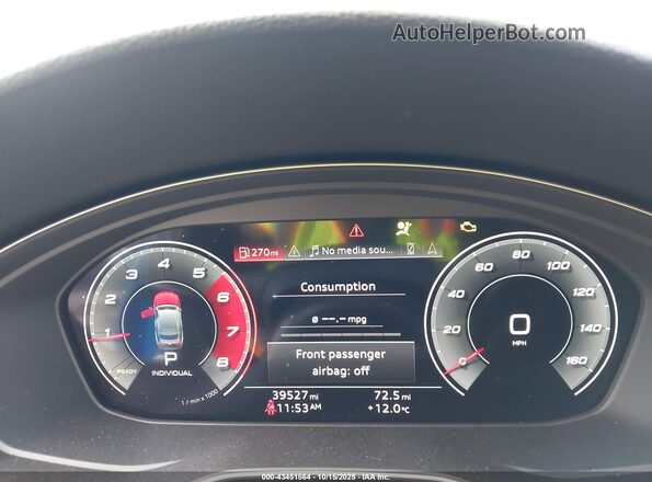 WAUB4DF5XMA041160 2021 AUDI S5 Blue უკანა სავარძლების ხედი