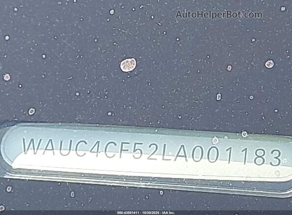 WAUC4CF52LA001183 2020 AUDI S5 Черный 