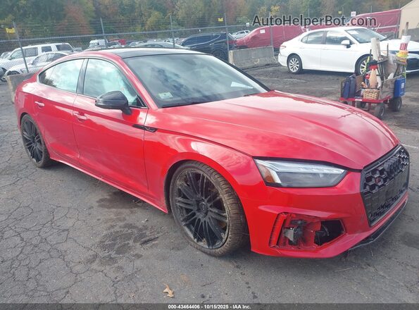 WAUC4CF56RA106902 2024 AUDI S5 Красный Передняя правая четверть