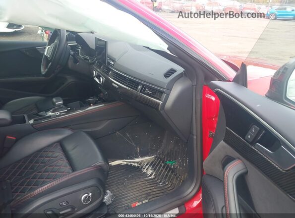 WAUC4CF56RA106902 2024 AUDI S5 Красный Вид салона спереди