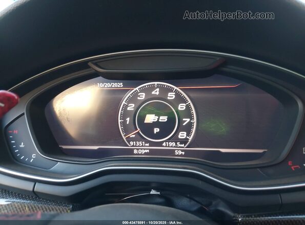 WAUC4CF57JA035732 2018 AUDI S5 Серый Вид задних сидений