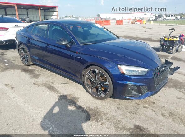 WAUC4CF58NA032425 2022 AUDI S5 Blue Przód prawy