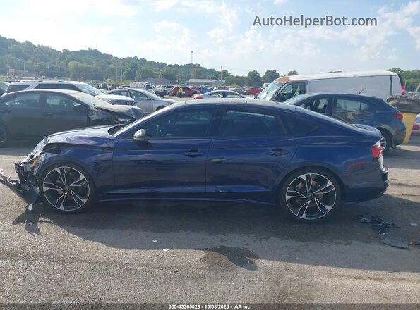 WAUC4CF58NA032425 2022 AUDI S5 Blue Widok wnętrza z tyłu