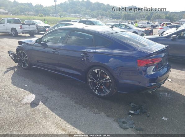 WAUC4CF58NA032425 2022 AUDI S5 Blue Tył lewy