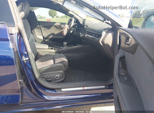 WAUC4CF58NA032425 2022 AUDI S5 Blue Widok wnętrza z przodu