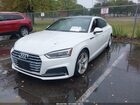 2019 Audi A5 45 Premium White vin: WAUENCF57KA070780