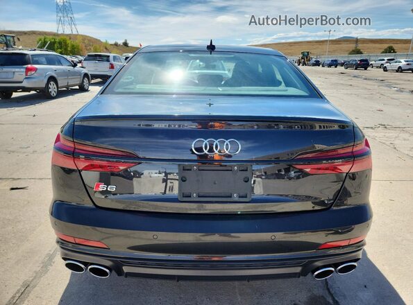 WAUFFAF24LN056132 2020 AUDI S6 Black Հետևի տեսք