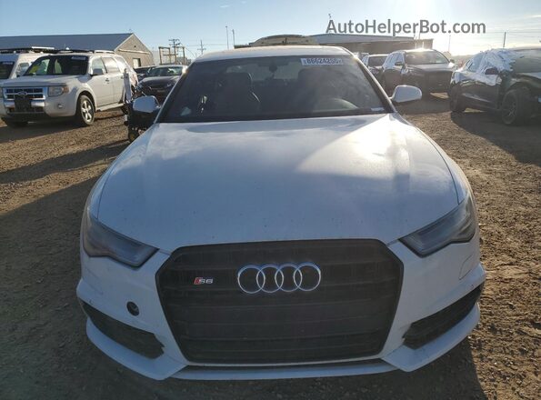 WAUFFAFC2JN042168 2018 AUDI S6 White წინა ხედი