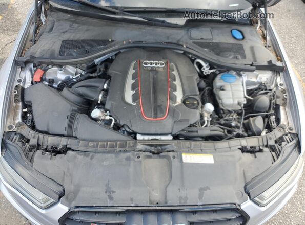 WAUH2AFC2GN080884 2016 AUDI S6 Silver Вид задньої частини салону