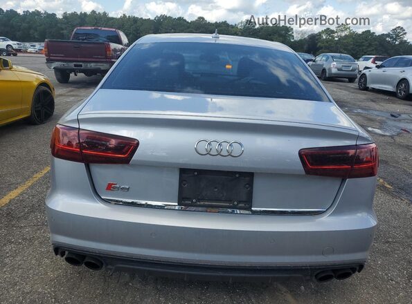 WAUH2AFC2GN080884 2016 AUDI S6 Silver Вид ззаду