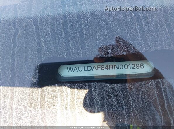 WAULDAF84RN001296 2024 AUDI OTHER White Widok komory silnika