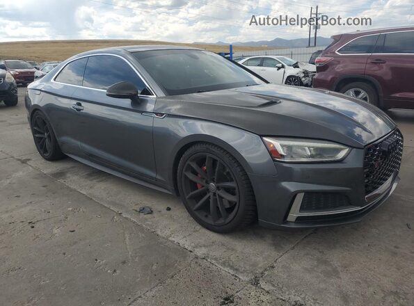 WAUP4AF58JA056191 2018 AUDI S5 Серый Передняя правая четверть
