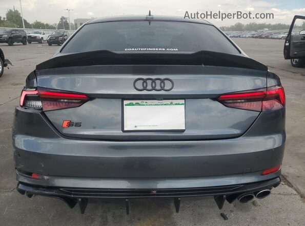 WAUP4AF58JA056191 2018 AUDI S5 Серый Вид сзади