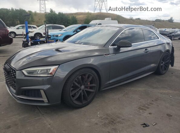 WAUP4AF58JA056191 2018 AUDI S5 Серый Передняя левая четверть