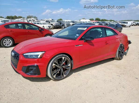 WAUR4AF57MA050203 2021 AUDI S5 Красный Передняя левая четверть