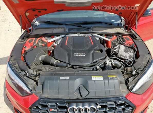 WAUR4AF57MA050203 2021 AUDI S5 Красный Вид задней части салона