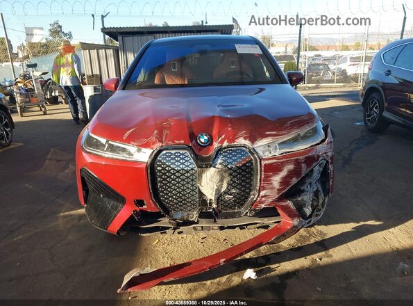 WB523CF08PCL72649 2023 BMW IX Red Widok zestawu wskaźników