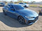 2021 Bmw M440i Xdrive Blue vin: WBA13AR04MCH30230