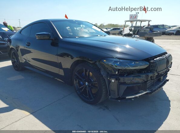 WBA13AR05NCL06117 2022 BMW M4 Black Առջևի աջ