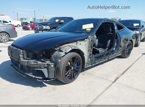 WBA13AR05NCL06117 2022 BMW M4 Black Առջևի ձախ երեք քառորդ տեսարան