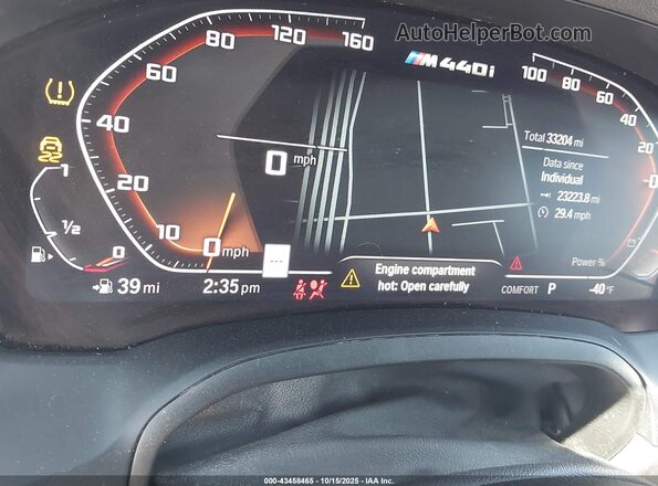 WBA13AR05NCL06117 2022 BMW M4 Black Հետևի նստատեղերի տեսք