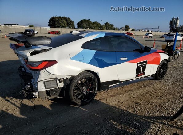 WBA13AR0XMCF46684 2021 BMW M4 Двухцветный Задняя правая четверть