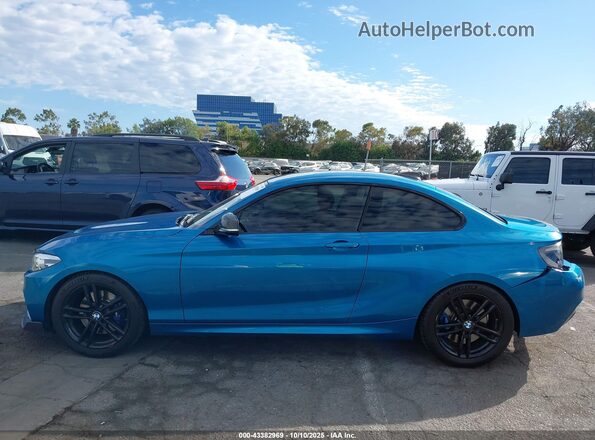 WBA2J5C02L7E75840 2020 BMW M2 Синий Панорамный вид салона 360°